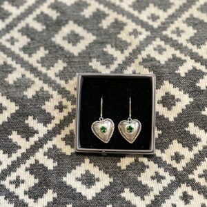 Kõrvarõngas SÜDAMED rohelised