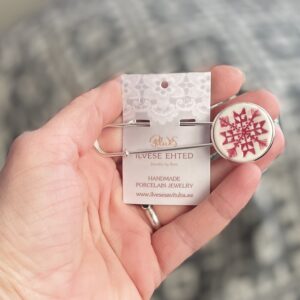 Haaknõel puna-valge VILJANDI põll